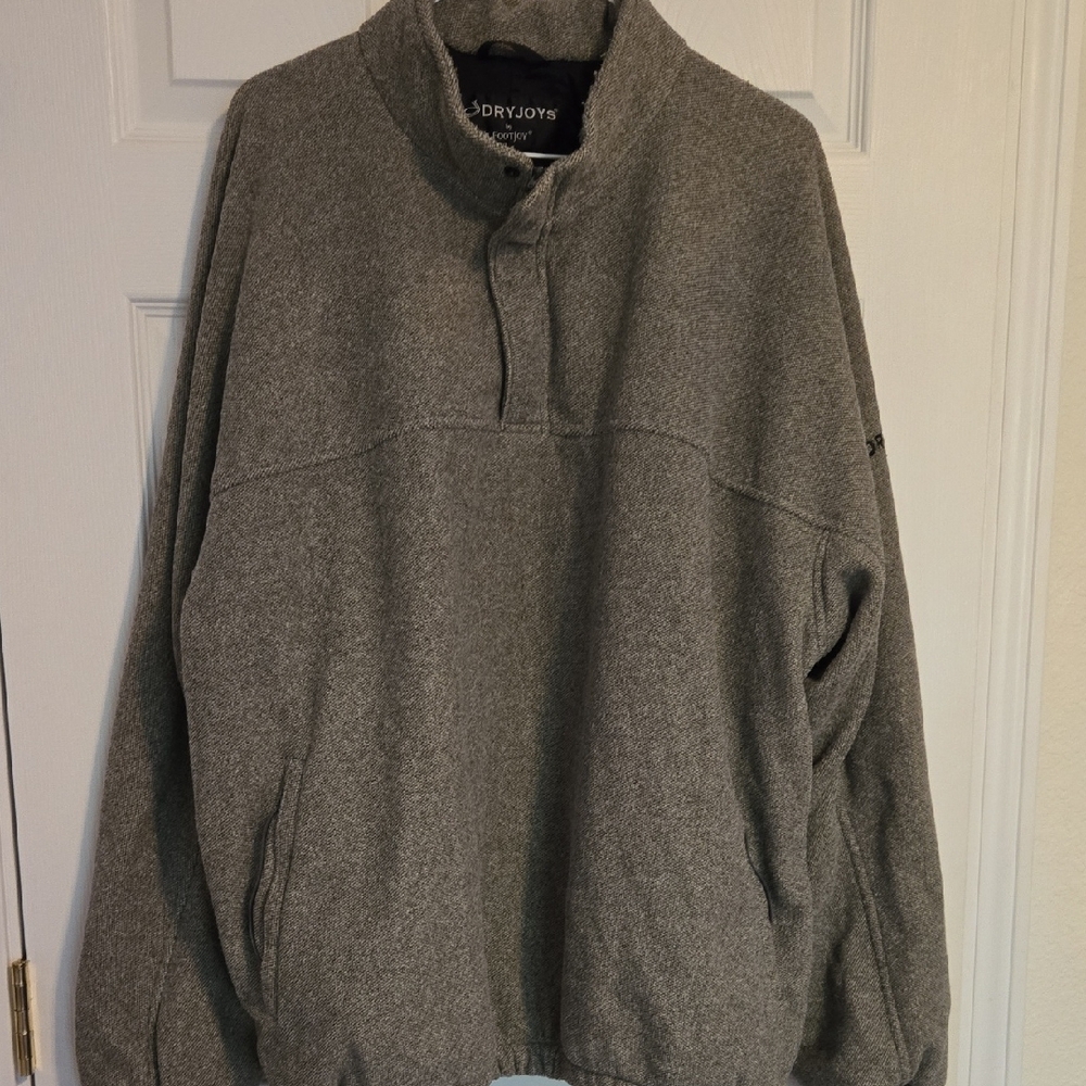 DryJoys By FootJoy Heavy Waterproof Pullover Jacket Size XXL